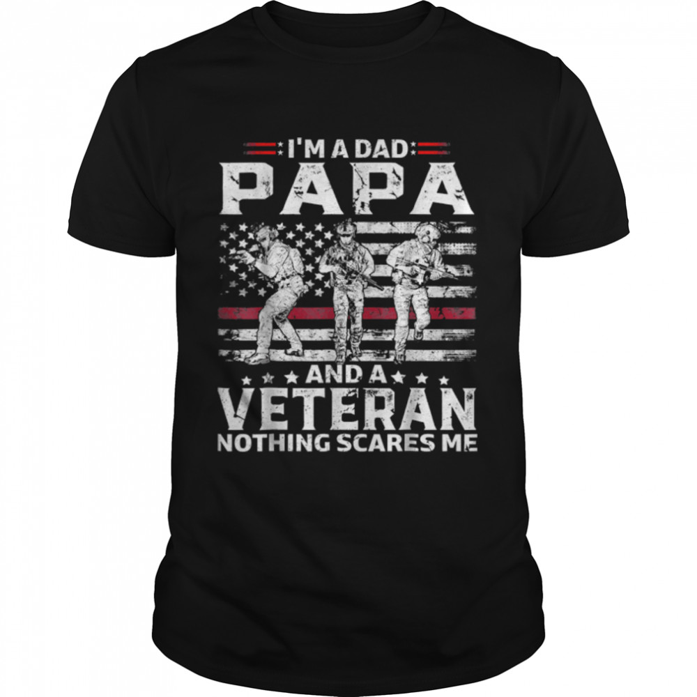 I'M A Dad Grandpa Veteran Father'S Day T-Shirt B0B363Csjn