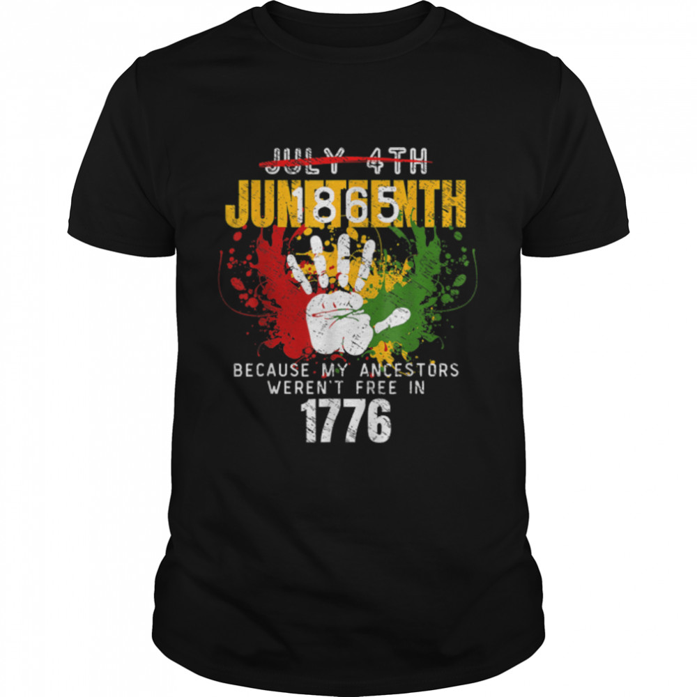 Mens Juneteenth Juneteenth 1865 June 19 African Ameri T-Shirt B0B35Rrcy4
