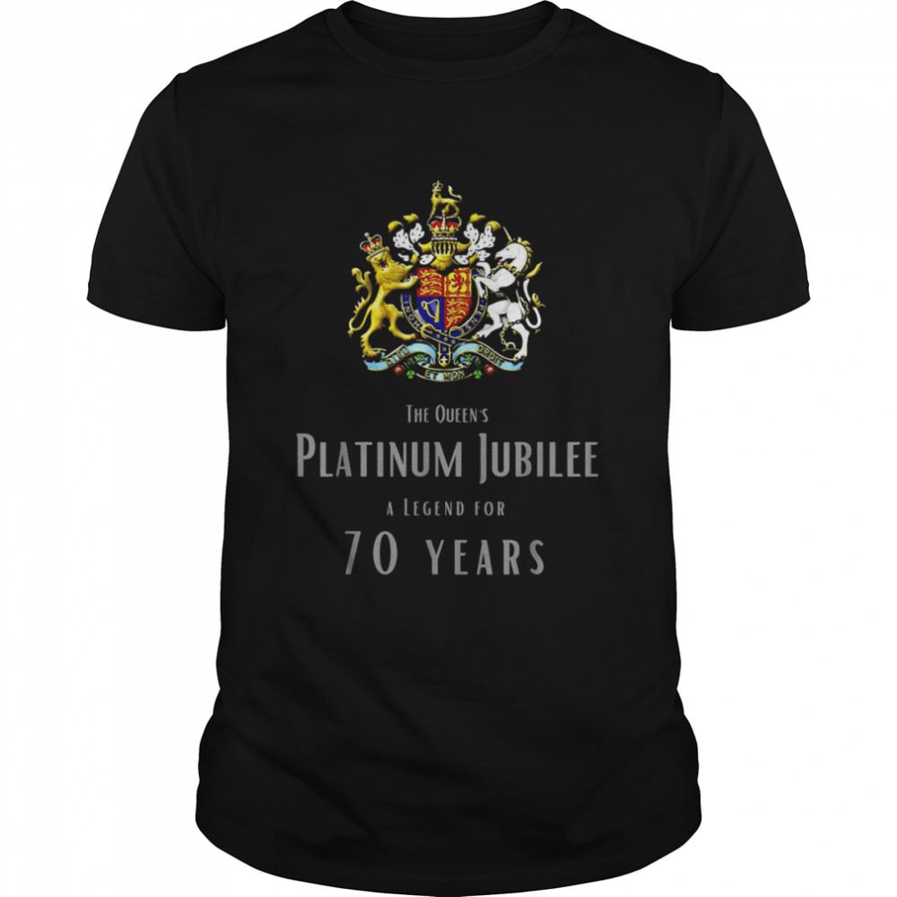The queen’s Platinum Jubilee A Legend For 70 Years Shirt