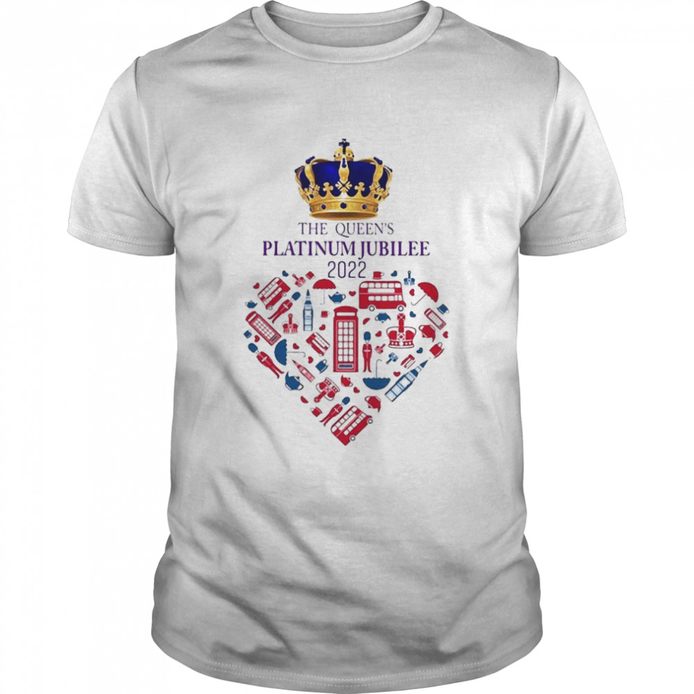 The Queen’s Platinum Jubilee Queen Elizabeth’s Heart 2022 Shirt ...