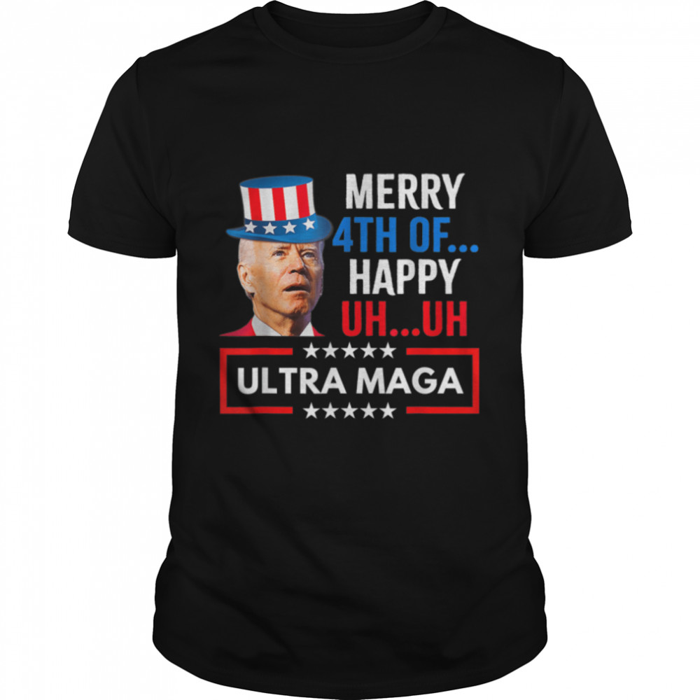 4th Of Father Day Funny Trump Biden Ultra Maga Tee Men Women T-Shirt B0B3DT9GCV