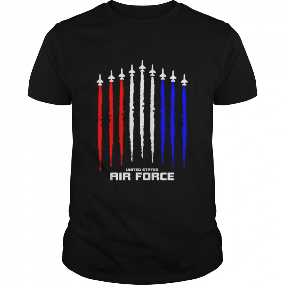 Air Force US Veterans 4th of July T shirt American Flag T-Shirt