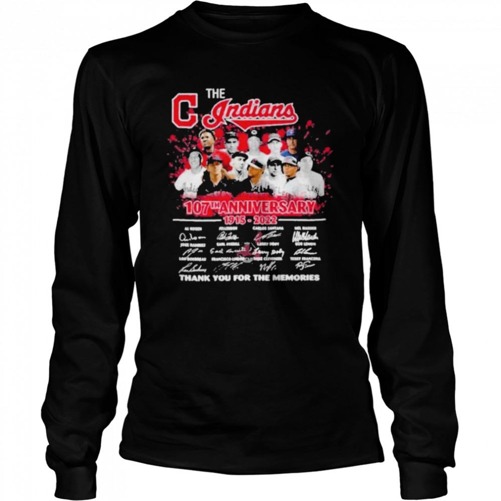 Cleveland Indians 107th Anniversary 1915 2022 T-Shirt, hoodie