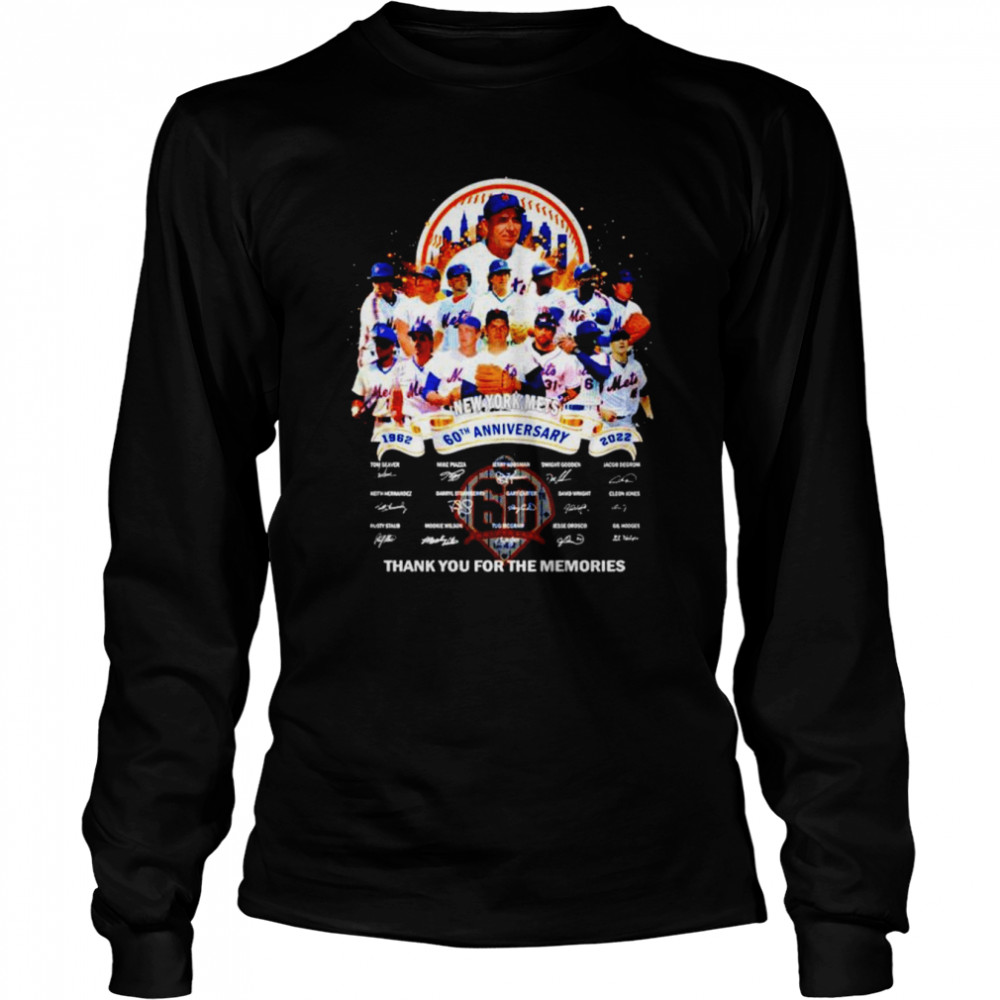 New York Mets 60th anniversary 1962-2022 thank you for the