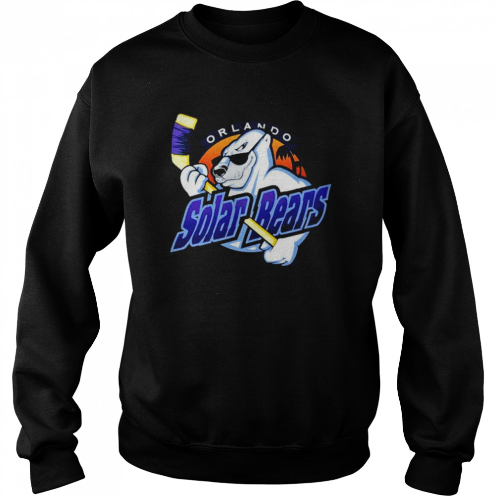 Defunct Orlando Solar Bears IHL Hockey shirt