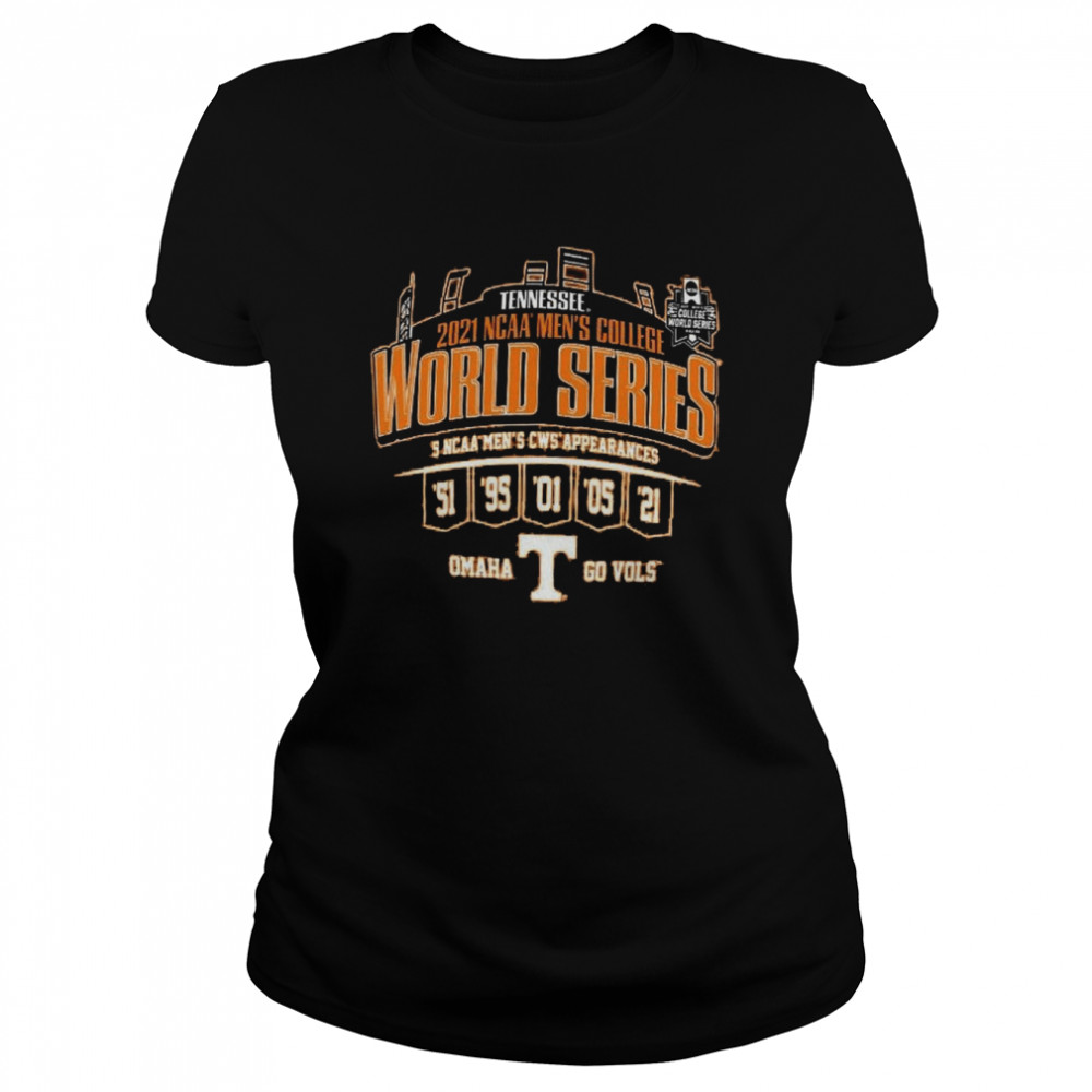 Tennessee 2022 Men’s College World Series 6 CWS Appearances  Classic Women's T-shirt