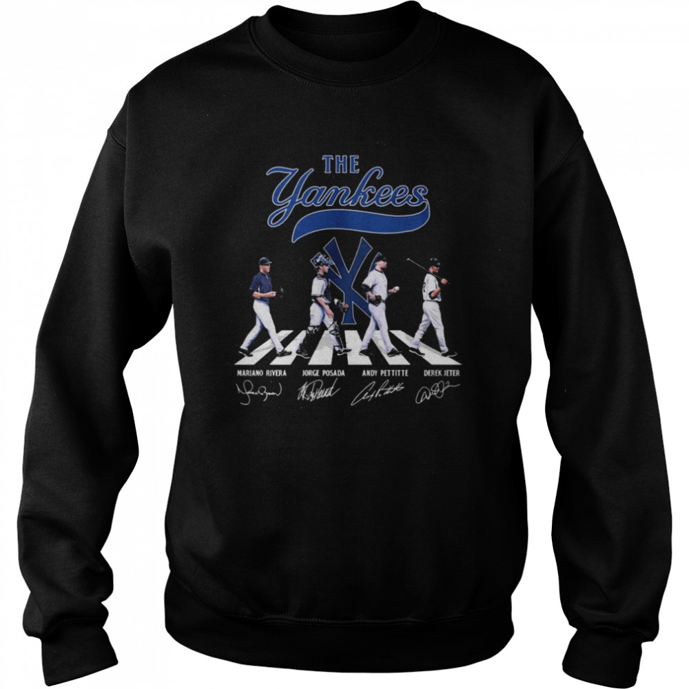 The Yankees Abbey Road 2022 Players Signatures Shirt, hoodie