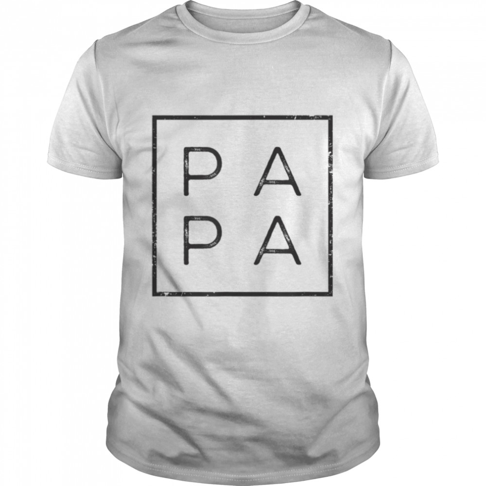 PAPA Funny Fathers Day Present for Dad, Papa, Grandpa, Dada T- B0B41QQLCS Classic Men's T-shirt