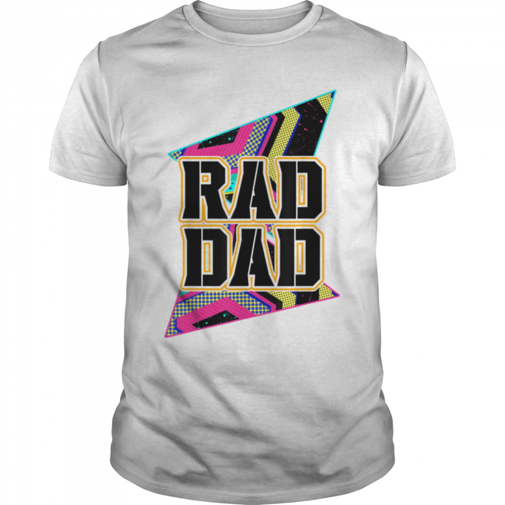 Rad Dad Graphic Happy Father's Day T- B0B41NPT4S Classic Men's T-shirt