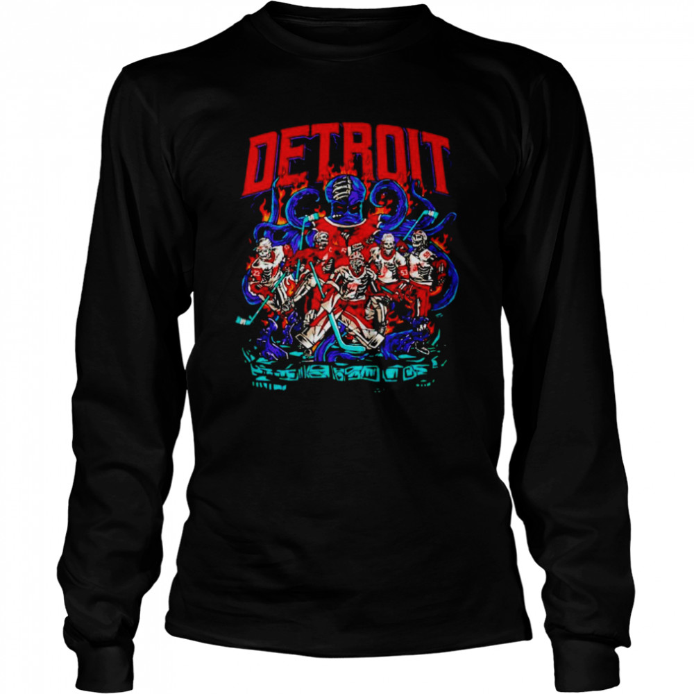 Skeleton Detroit Red Wings shirt - Kingteeshop