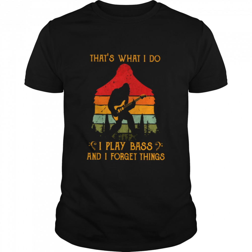 That's What I Do I Play Bass Classic T- Classic Men's T-shirt