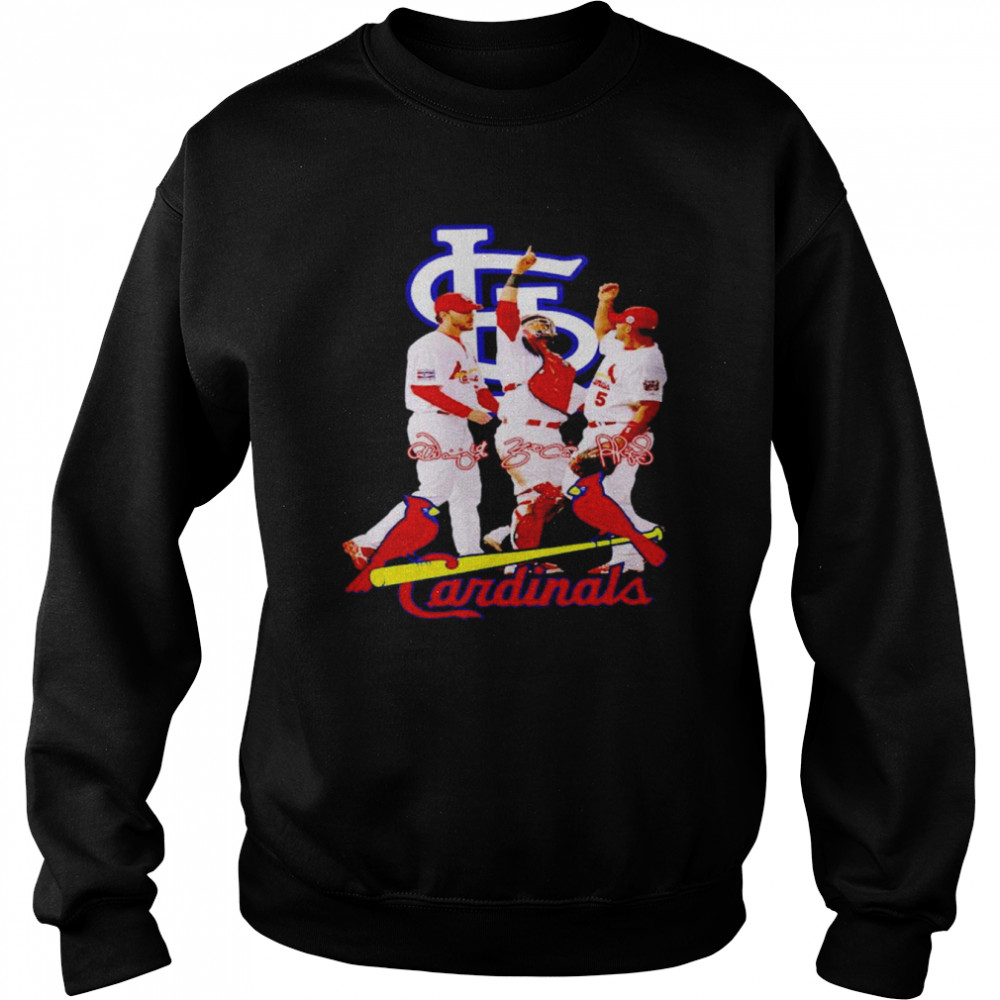 The Last Dance St. Louis Cardinals Molina Wainwright And Pujols signatures  shirt - Kingteeshop