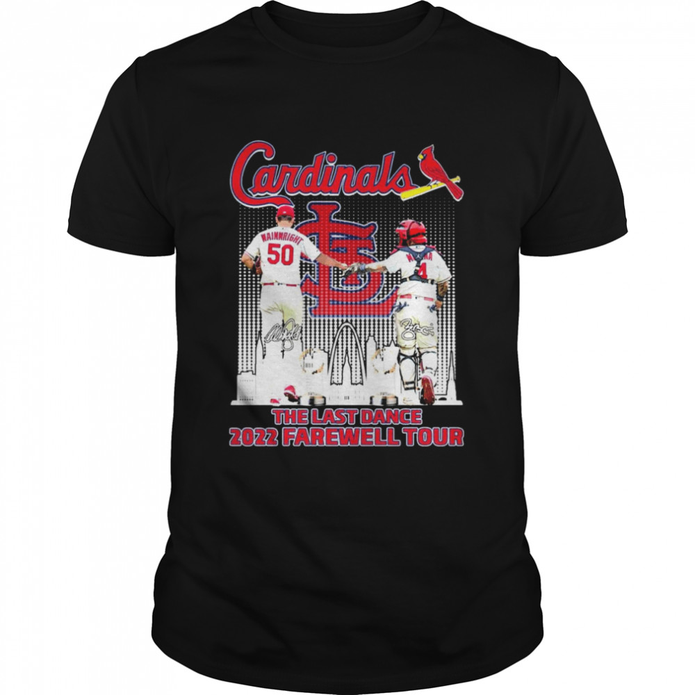 St. Louis Cardinals The Farewell Tour 2022 signatures shirt