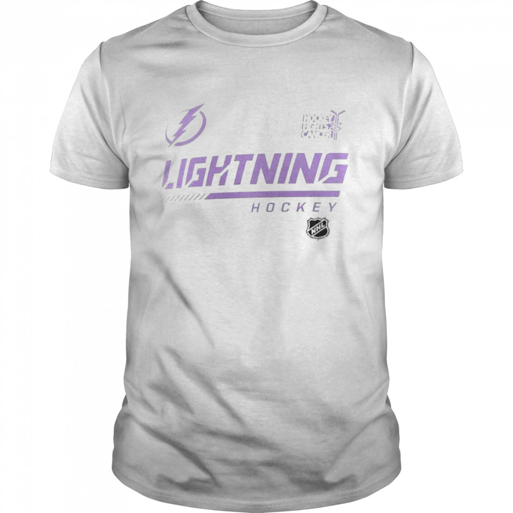Tampa Bay Lightning Fanatics Branded NHL Hockey Fights Cancer Shirt -  Kingteeshop