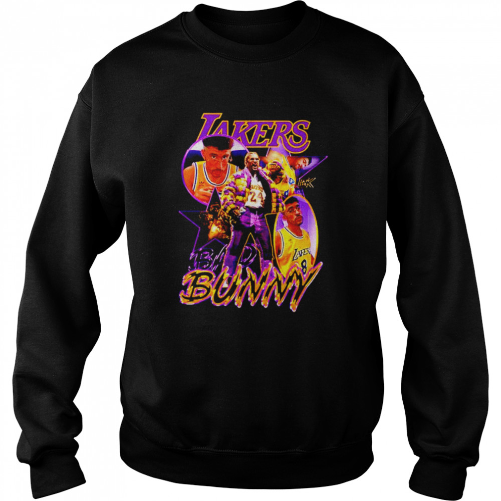 Bad Bunny Lakers vintage shirt - Kingteeshop