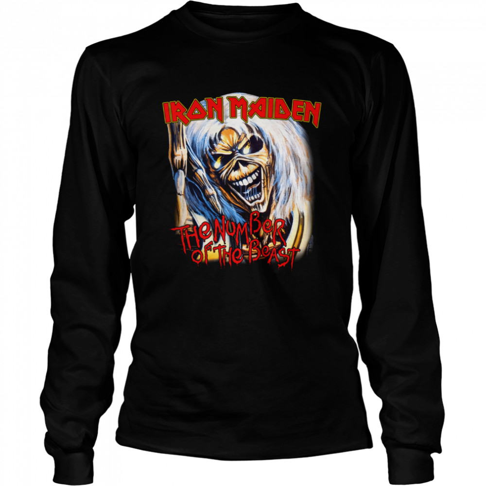 Iron maiden The Number Of The Beast  Tshirt Long Sleeved T-shirt