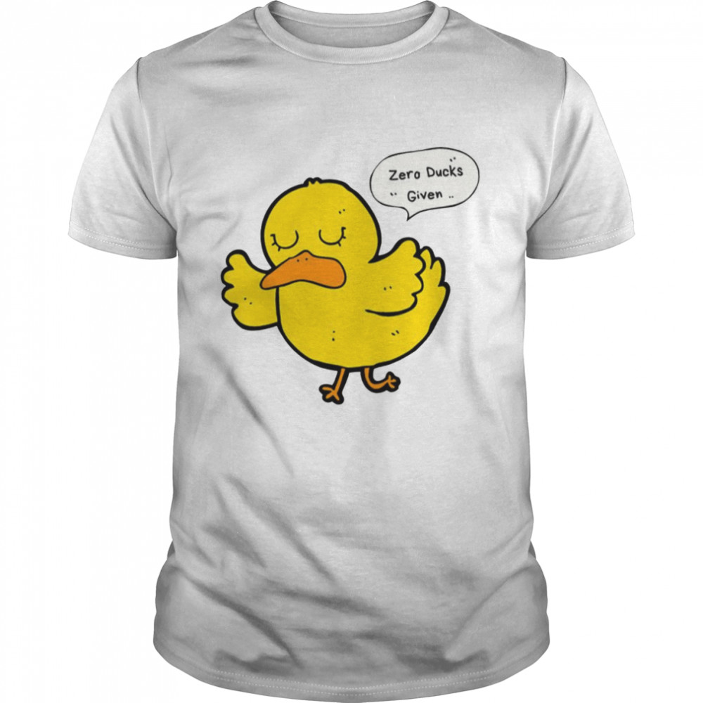 Zero Given Animal Lovers Duck shirt Classic Men's T-shirt