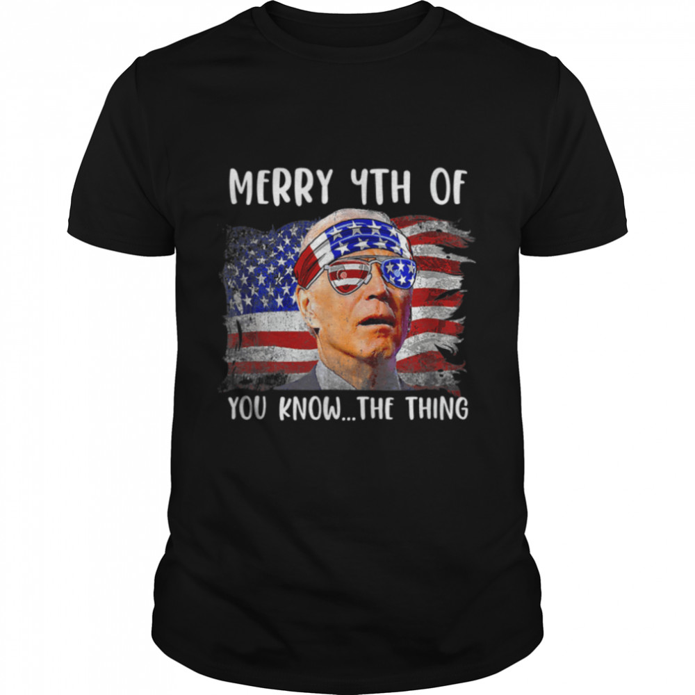 Fireworks Merica Biden Uh Confused Merry Happy 4th Of You T- B0B518YKRC Classic Men's T-shirt