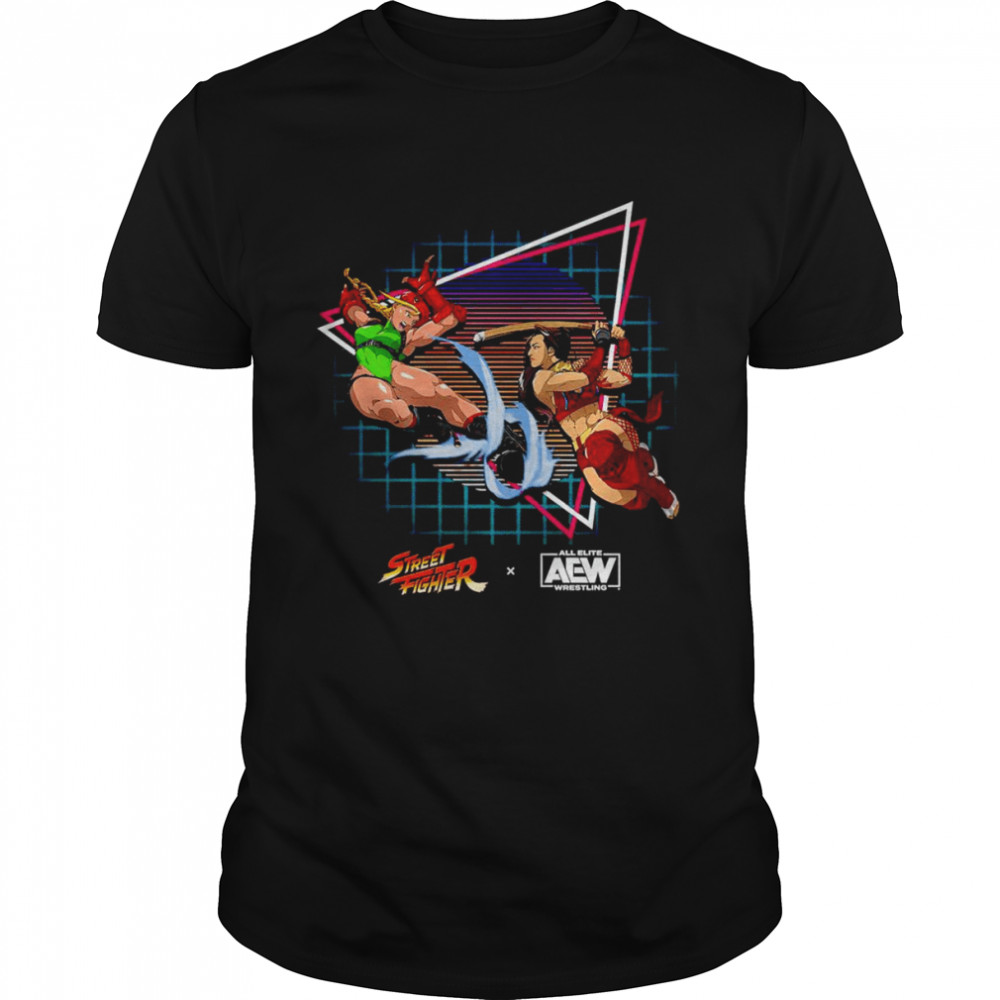 Shida vs Cammy Street Fighter X AEW shirt Classic Men's T-shirt