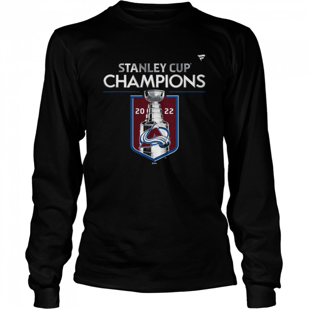 Colorado Avalanche 2022 Stanley Cup Champions Locker Room T- Long Sleeved T-shirt