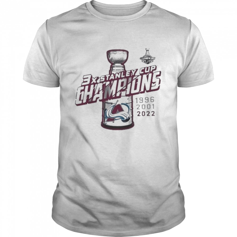 Colorado avalanche 3x nhl stanley cup champions shirt - Kingteeshop