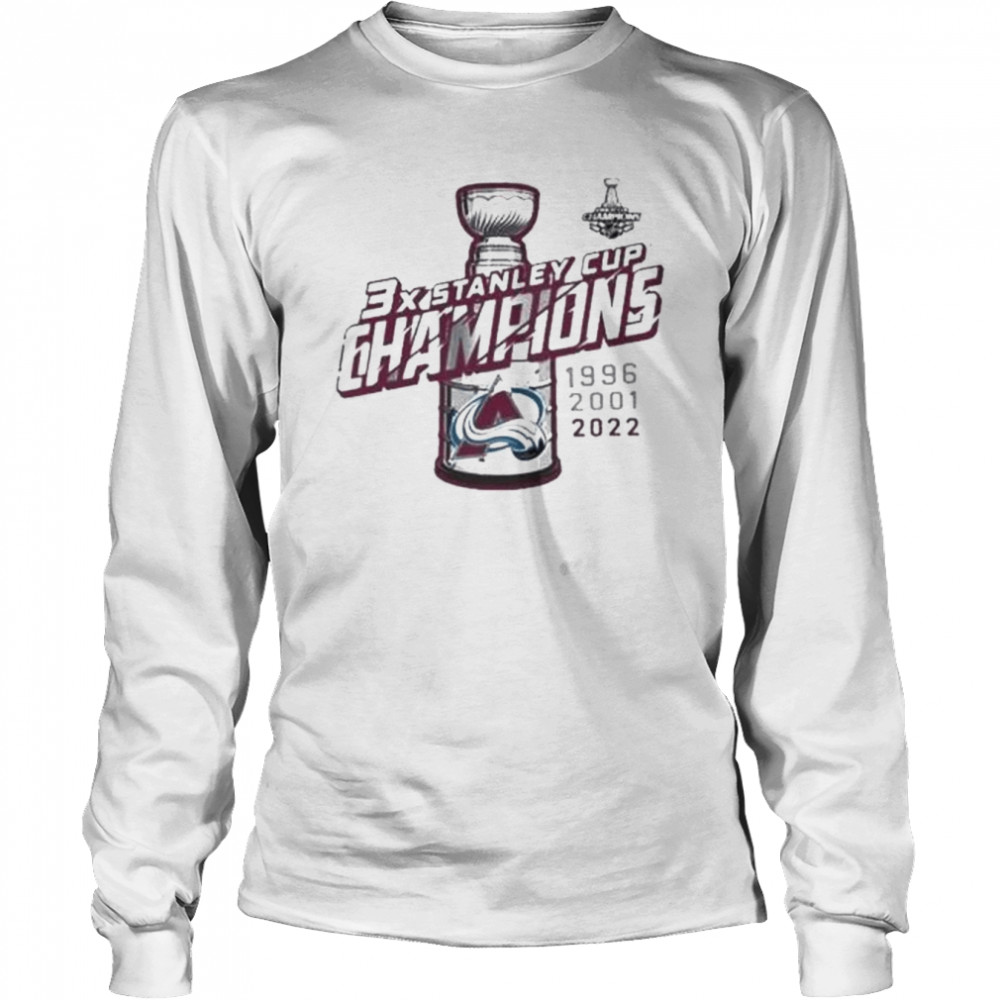 Colorado avalanche 3x nhl stanley cup champions shirt - Kingteeshop