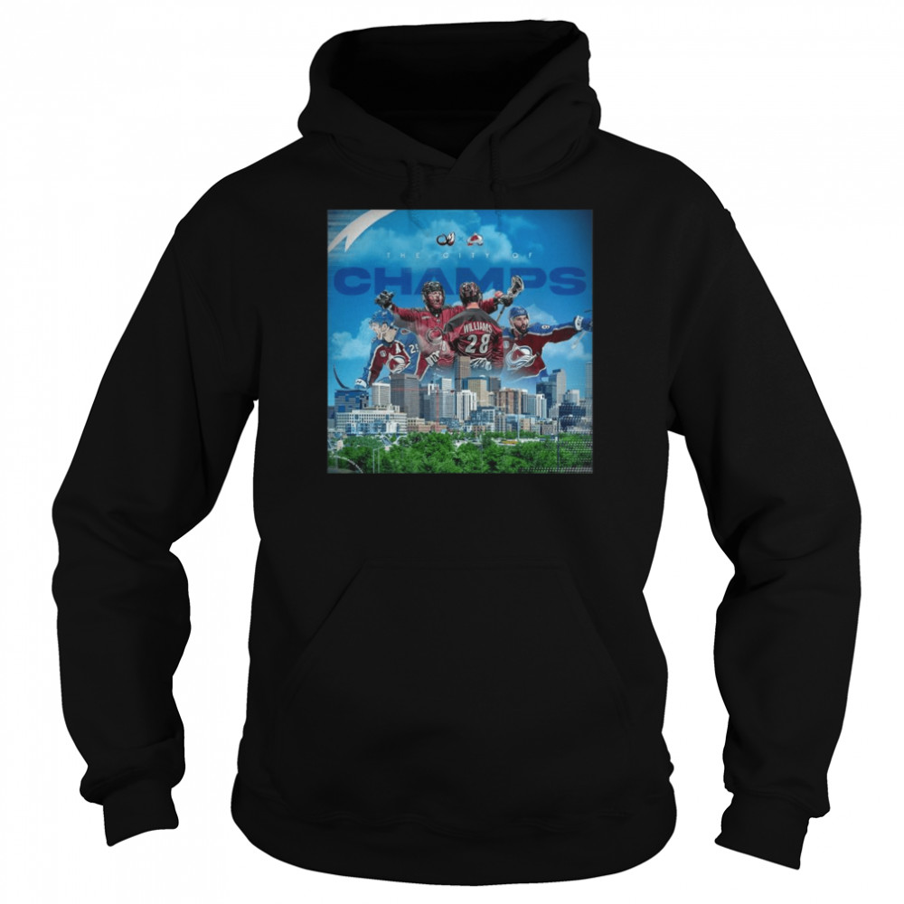 Colorado Mammoth And Colorado Avalanche The City Of Champs Unisex Hoodie