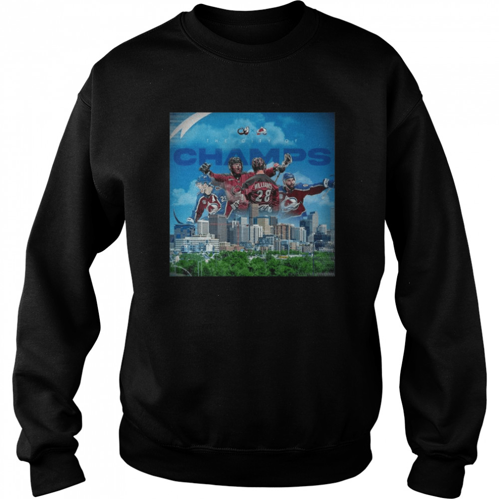Colorado Mammoth And Colorado Avalanche The City Of Champs Unisex Sweatshirt