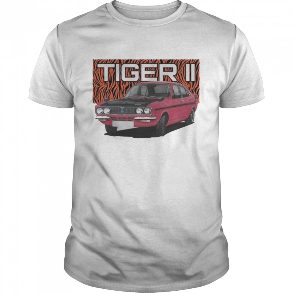 Geo3doodles Hillman Avenger Tiger Ii Tiger Doodle  Classic Men's T-shirt