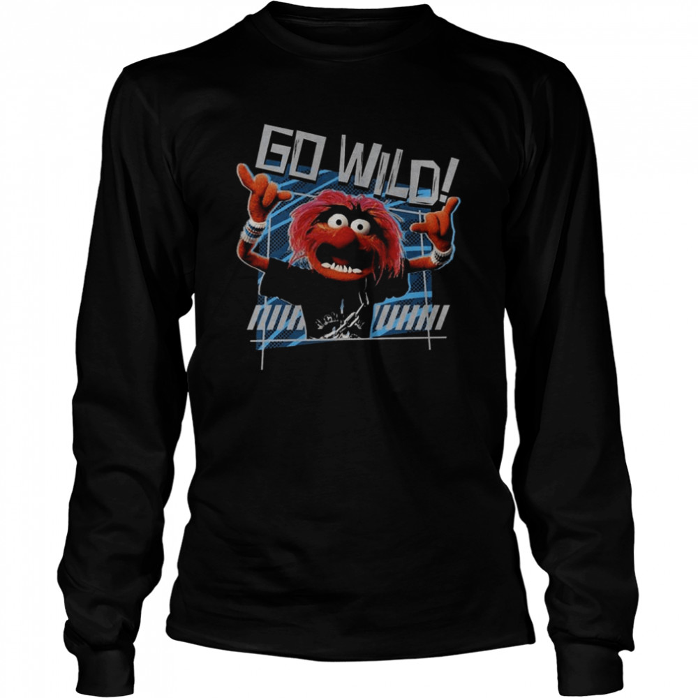 Girls Youth Animal Go Wild Muppets Long Sleeved T-shirt