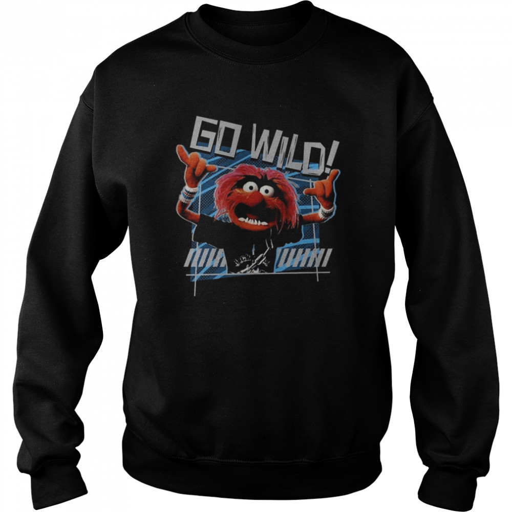 Girls Youth Animal Go Wild Muppets Unisex Sweatshirt