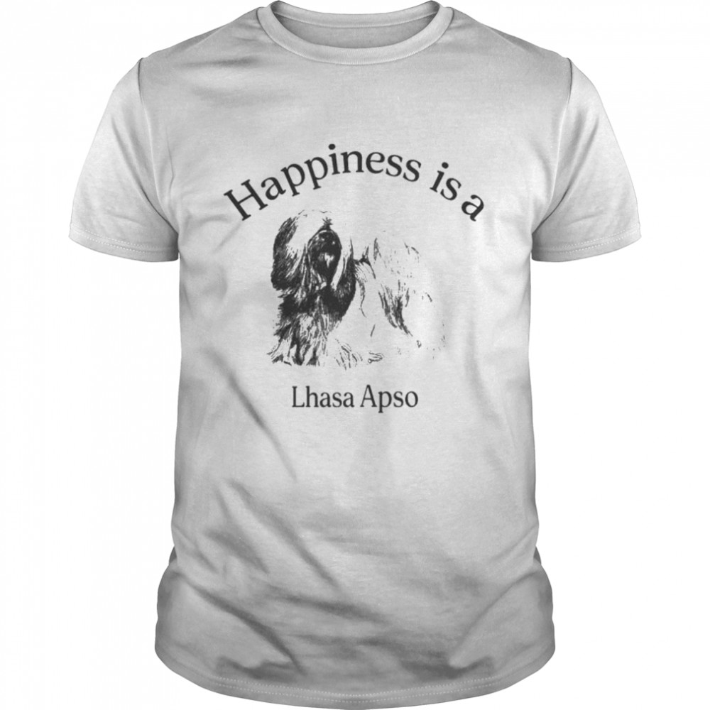 Happiness Is A Lhasa Apso shirt Classic Men's T-shirt