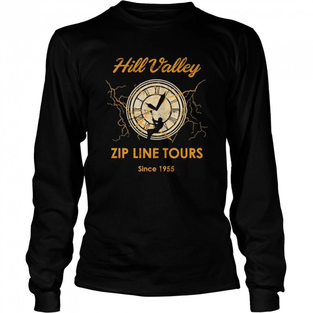 Hill Valley Zip Line Tours shirt Long Sleeved T-shirt