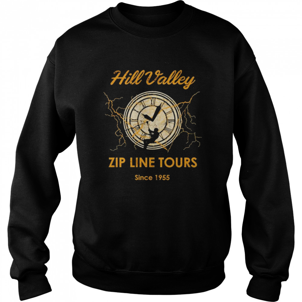 Hill Valley Zip Line Tours shirt Unisex Sweatshirt