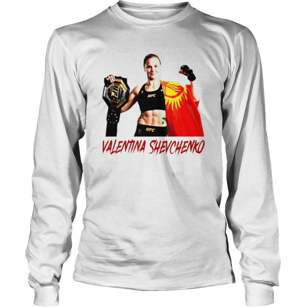 Valentina Shevchenko Long Sleeved T-shirt