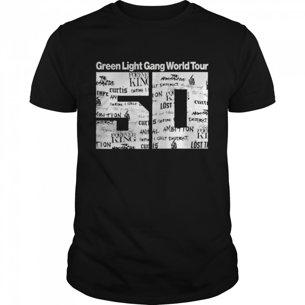 50 Green Light Gang World Tour  Classic Men's T-shirt