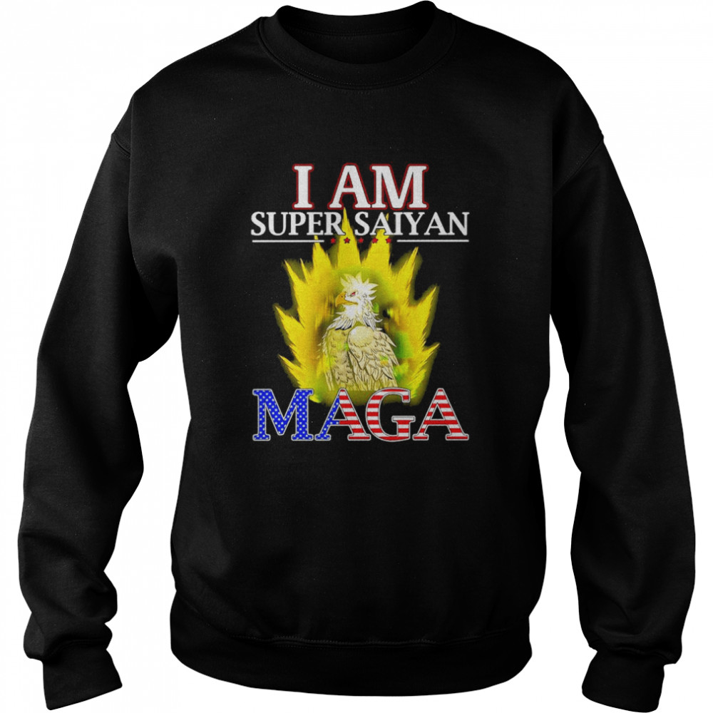 Eagle I Am Super Saiyan MAGA  Unisex Sweatshirt