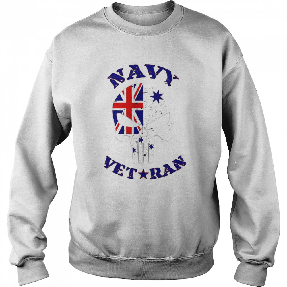 Skull Navy Veteran shirt Unisex Sweatshirt