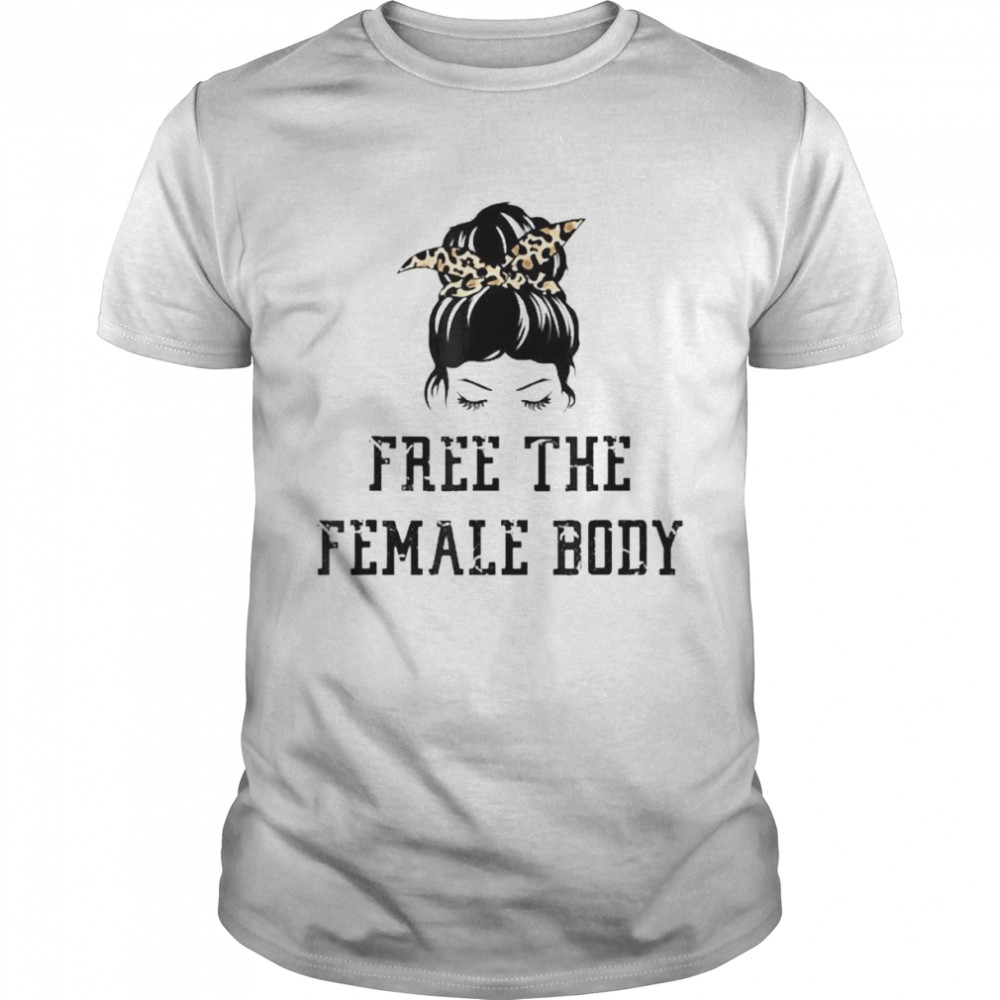 Free The Female Body – Messy Bun  Classic Men's T-shirt