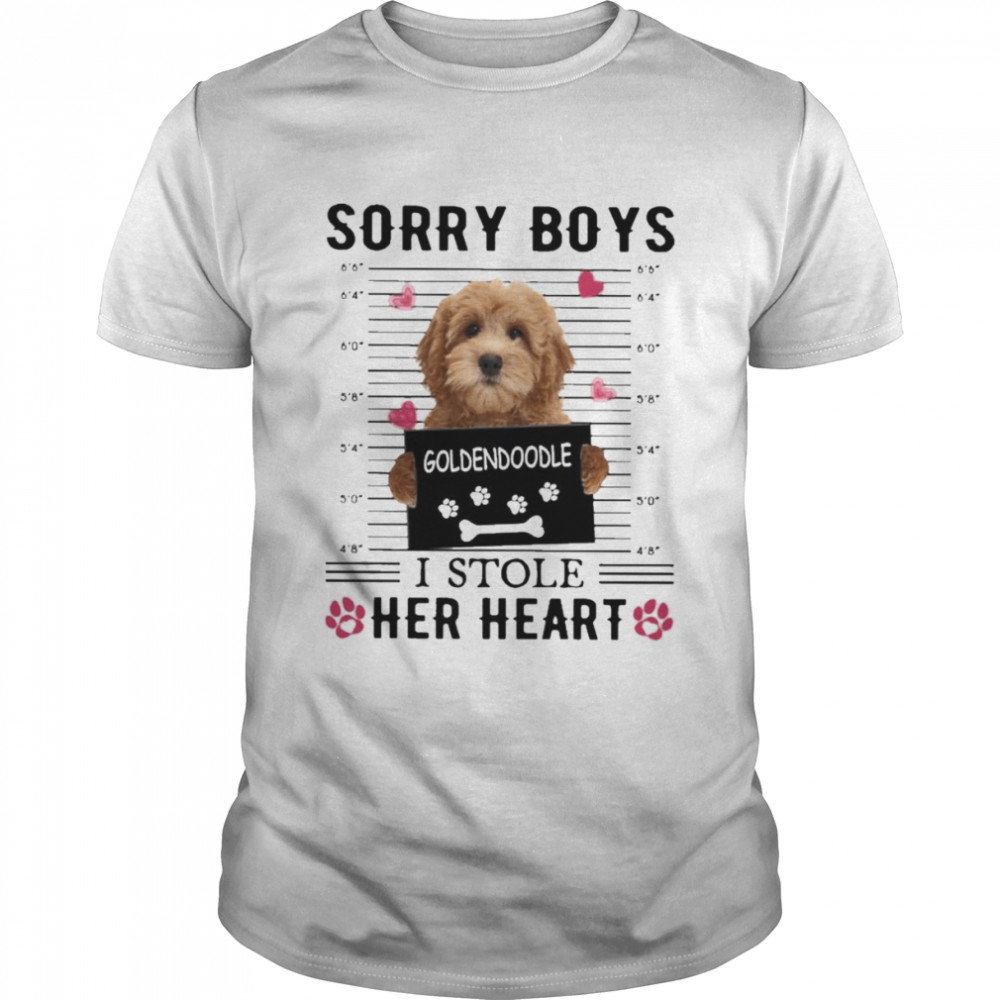 Goldendoodle Sorry Boys I Stole Her Heart  Classic Men's T-shirt