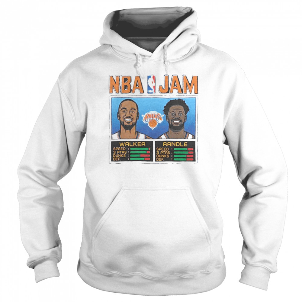 NBA Jam New York Knicks Kemba Walker and Julius Randle Shirt - Kingteeshop