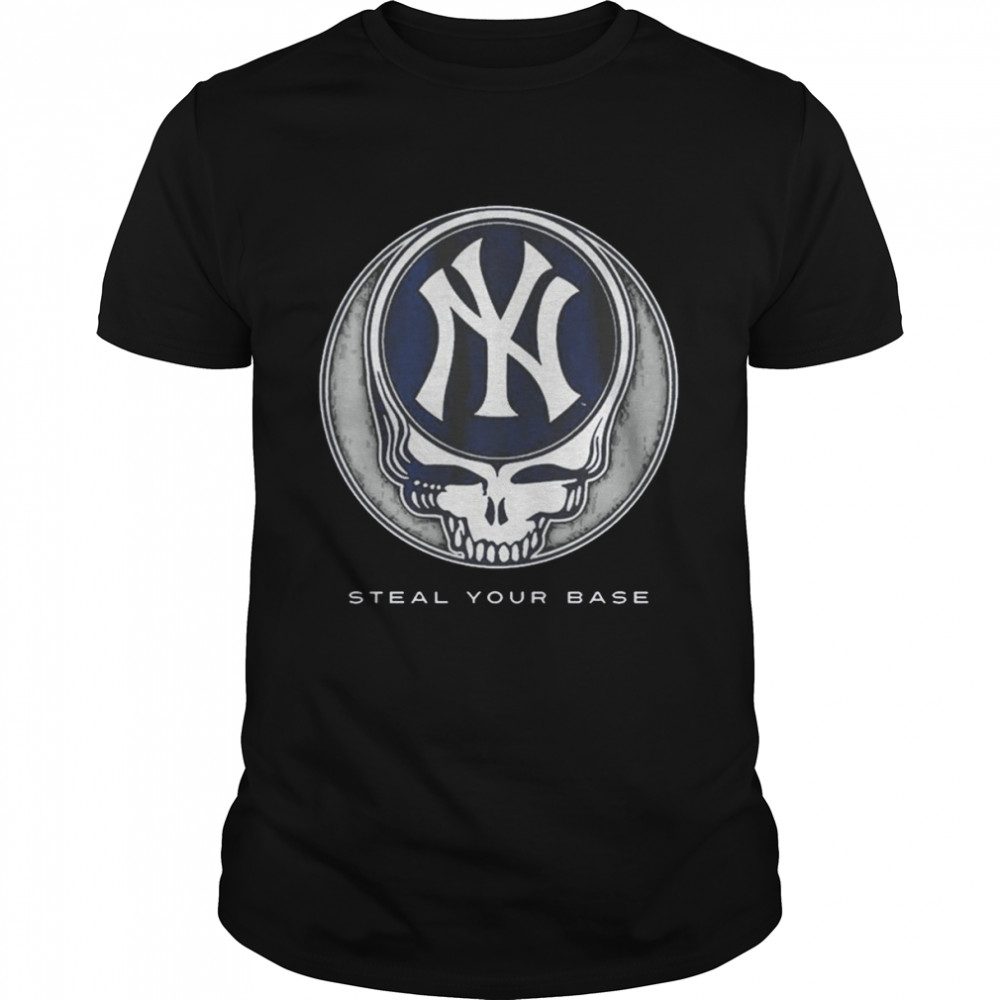 New York Yankees Grateful Dead Steal Your Base Shirt - Kingteeshop