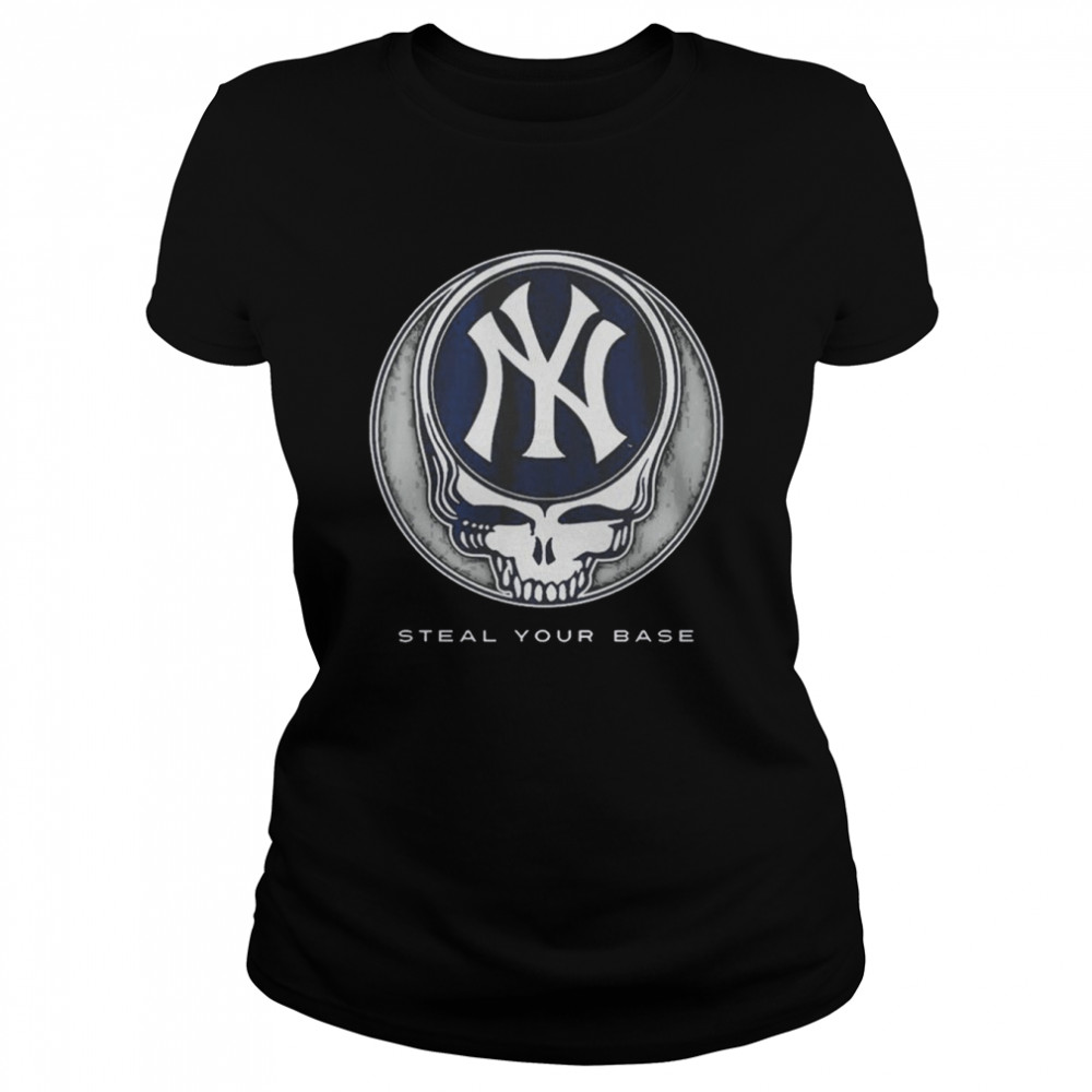 New York Yankees Grateful Dead Steal Your Base Shirt - Kingteeshop