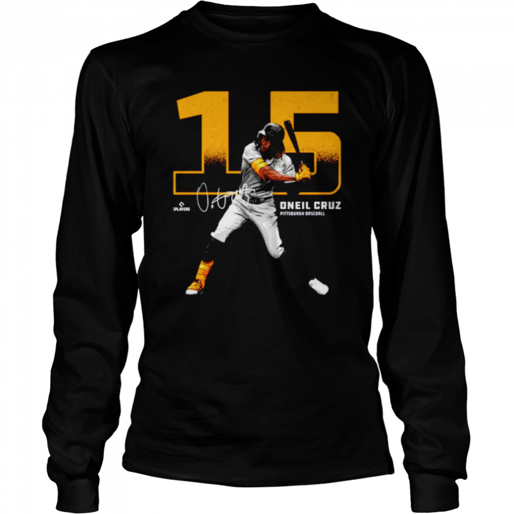 Oneil Cruz Pittsburgh Outline Baseball Shirt - Kingteeshop