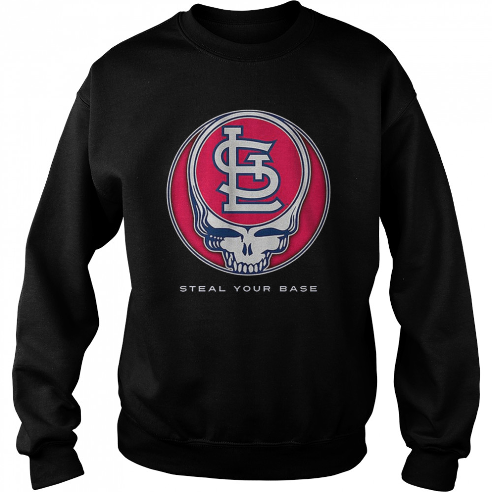 St. Louis Cardinals Grateful Dead Steal Your Base T-Shirt - Kingteeshop