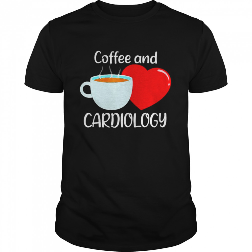 Coffee And Cardiology Heart Cardiologist  Classic Men's T-shirt