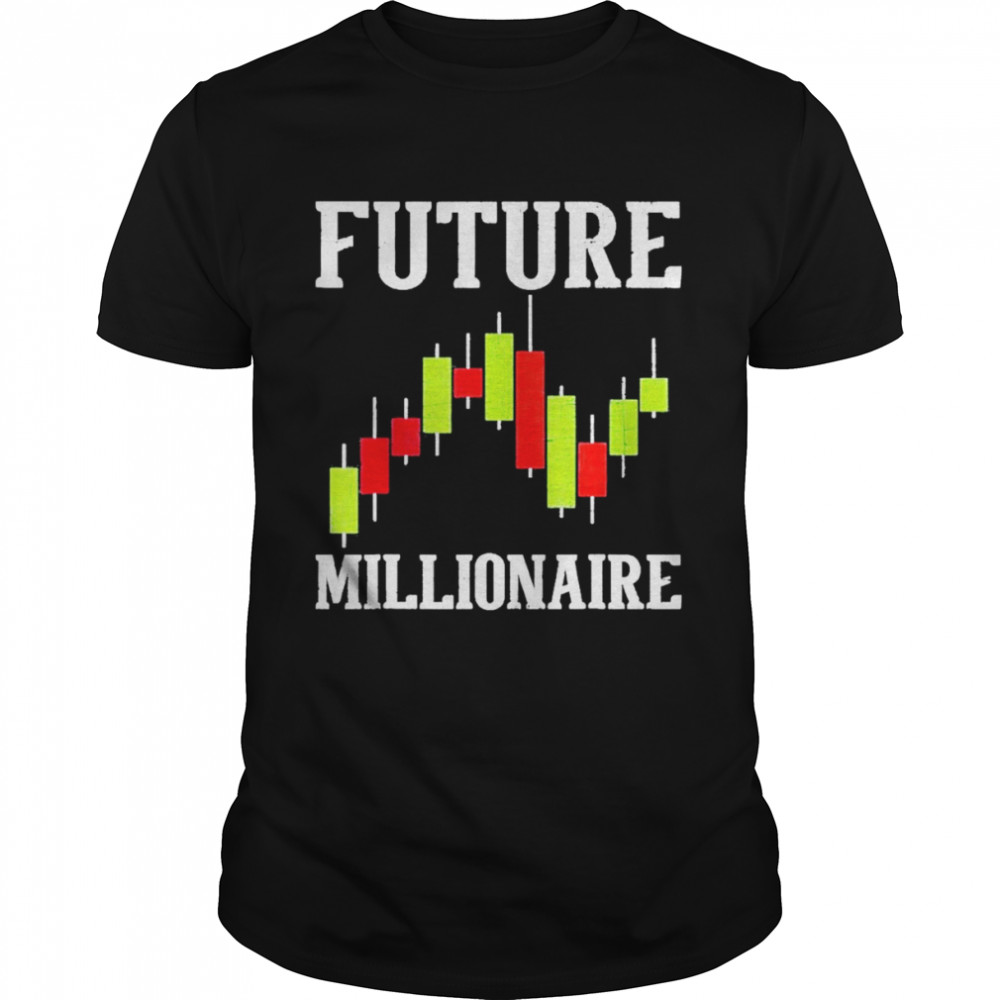 Future Millionaire Stock Exchange Day Trader Day Trading  Classic Men's T-shirt