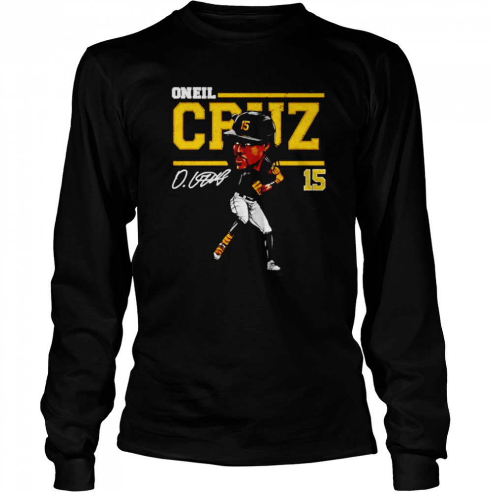 Nice oneil Cruz Pittsburgh Cartoon Signature T-Shirt, hoodie