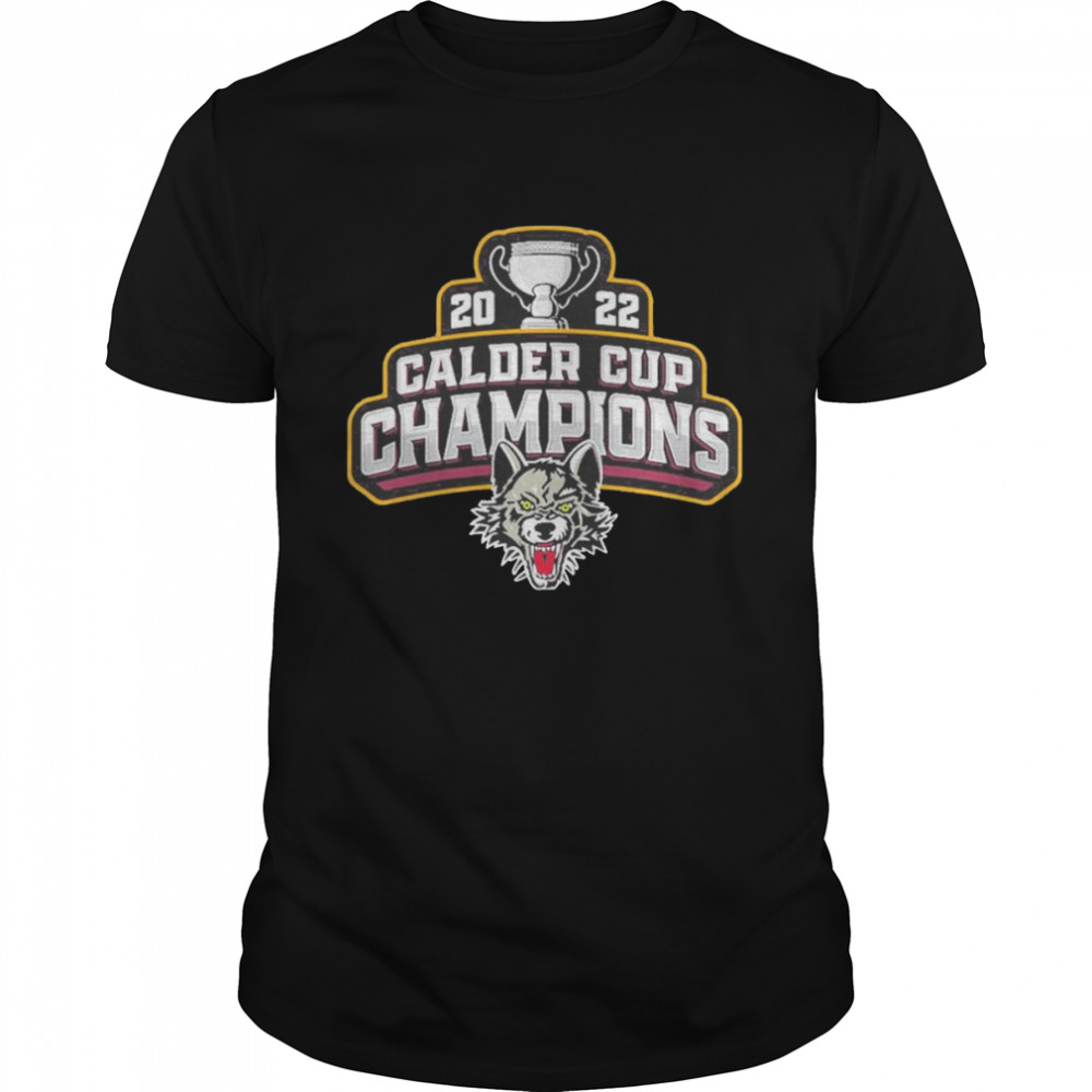 2022 Calder Cup Champions Chicago Wolves Logo  Classic Men's T-shirt