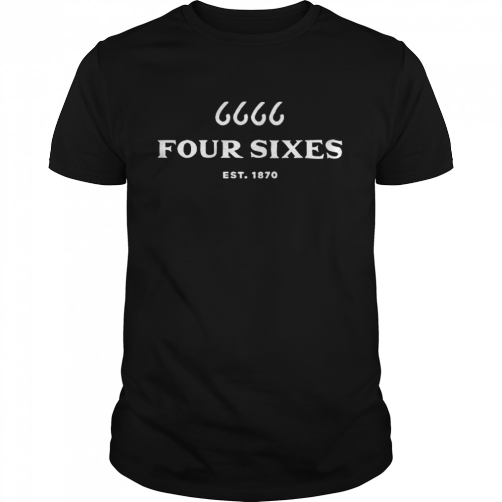 6666 Four Sixes 1870 shirt Classic Men's T-shirt